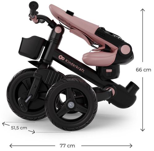 купить Велосипед-коляска KinderKraft KRAVEO02PNK0000 Aveo 2 Plus Pink в Кишинёве 