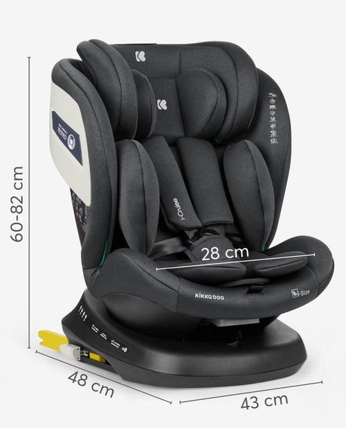 cumpără Scaun auto Kikka Boo 31002100057 i-Cruise Light Grey i-Size, 40-150 cm în Chișinău 