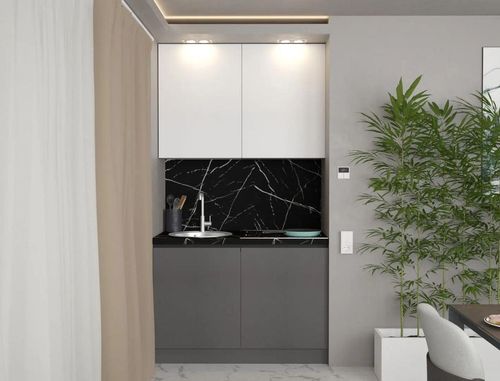 cumpără Mobilă pentru bucatarie ArtFlame GOLA White/Storm Grey (1.2 m.l.) în Chișinău 