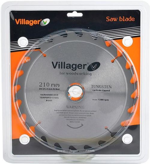 cumpără Disc de tăiere Villager Disc de taiere lemn 210x30/25.4x40T (033423) în Chișinău 