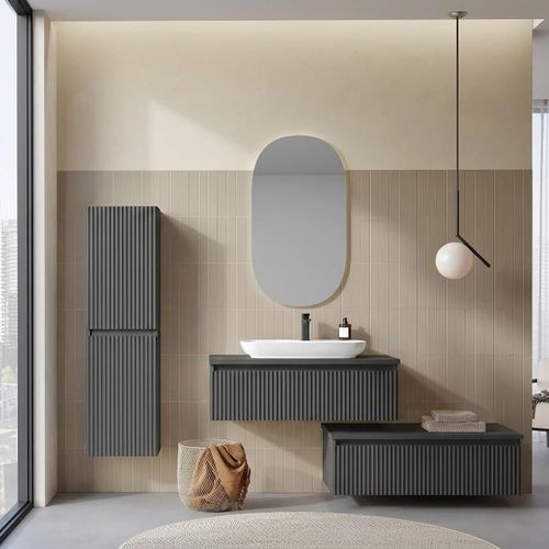 cumpără Dulap pentru lavoar Orka Lentia 80 Anthracite în Chișinău 