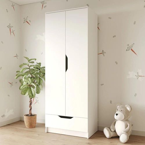 cumpără Dulap pentru copii MebelStar LILU 2D1S 80x50x210 White (MBS-1317) în Chișinău 