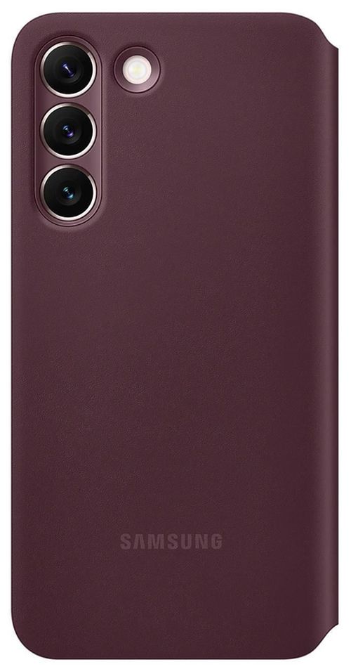 купить Чехол для смартфона Samsung EF-ZS901 Smart Clear View Cover Burgundy в Кишинёве 