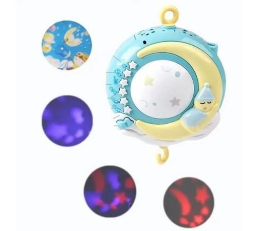 купить Карусель для кроватки Bibi-Irn 648a-55 carusel muzical cu t/c pentru patuc albastru в Кишинёве 