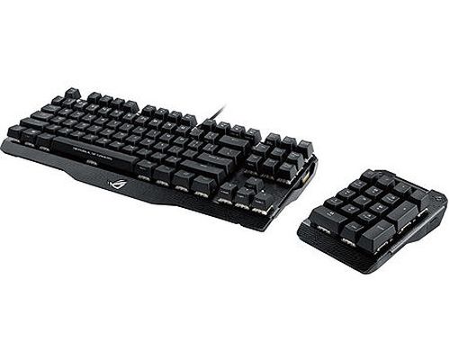 cumpără ASUS ROG Claymore RGB Mechanical Haming Keyboard with a detachable numpad, Cherry MX RGB switches, Individually-backlit keys with Aura Sync RGB LED Technology, USB, gamer (tastatura/клавиатура) în Chișinău 