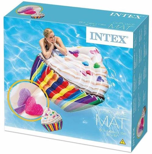 cumpără Accesoriu pentru piscină Intex 58770 Saltea CUPCAKE 132x127x23cm în Chișinău 