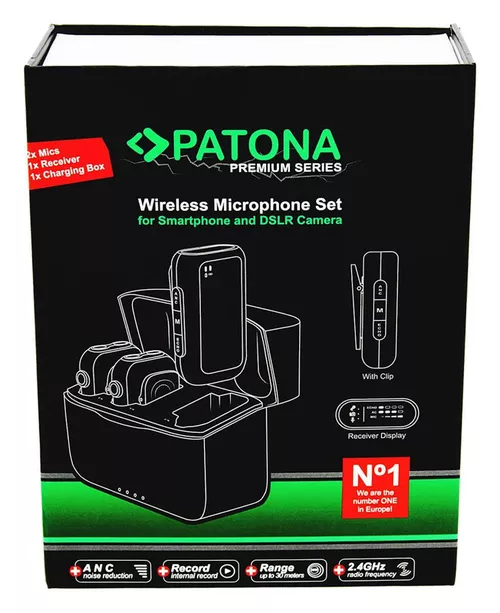 cumpără Microfon Patona Wireless System p/u Smartphones si DSLR (9877) în Chișinău 
