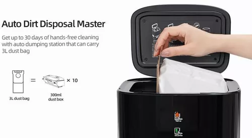 купить Пылесос робот Viomi Alpha (S9) + Auto dumping station, Black в Кишинёве 