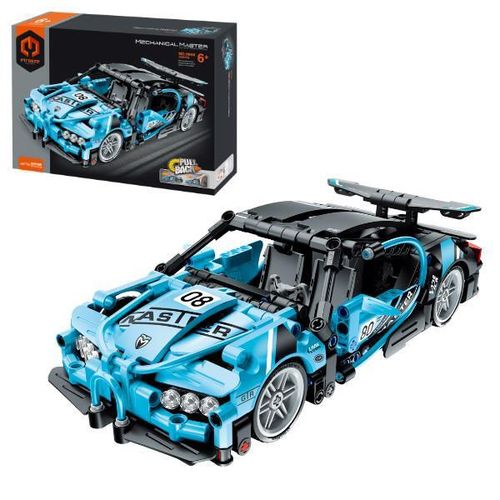 купить Конструктор iM.Master 5808 Supercar albastru, Mechanical Master, cu inerție, 422pcs в Кишинёве 