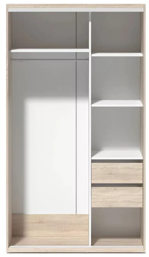 купить Шкаф Fabrik Home Купе 1200 (1 зеркало + 1 ДСП ) дуб сонома в Кишинёве 
