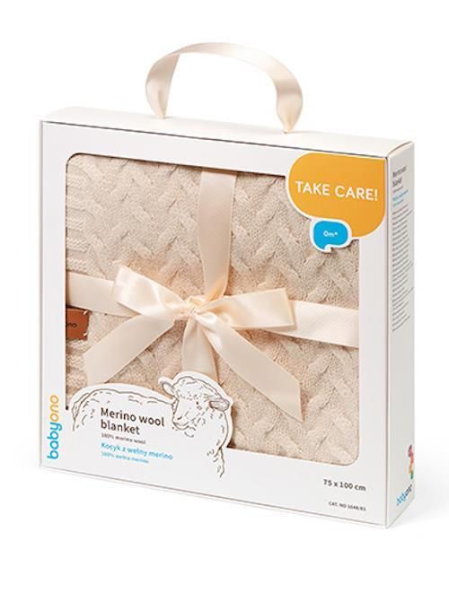 cumpără Lenjerie de pat pentru copii BabyOno 1648/01 Patura din lana merinos Beige în Chișinău 