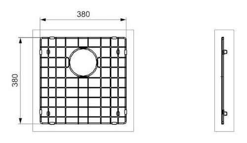 cumpără Accesoriu pentru chiuvete de bucătărie Reginox R30653 Bottom grid Gold în Chișinău 