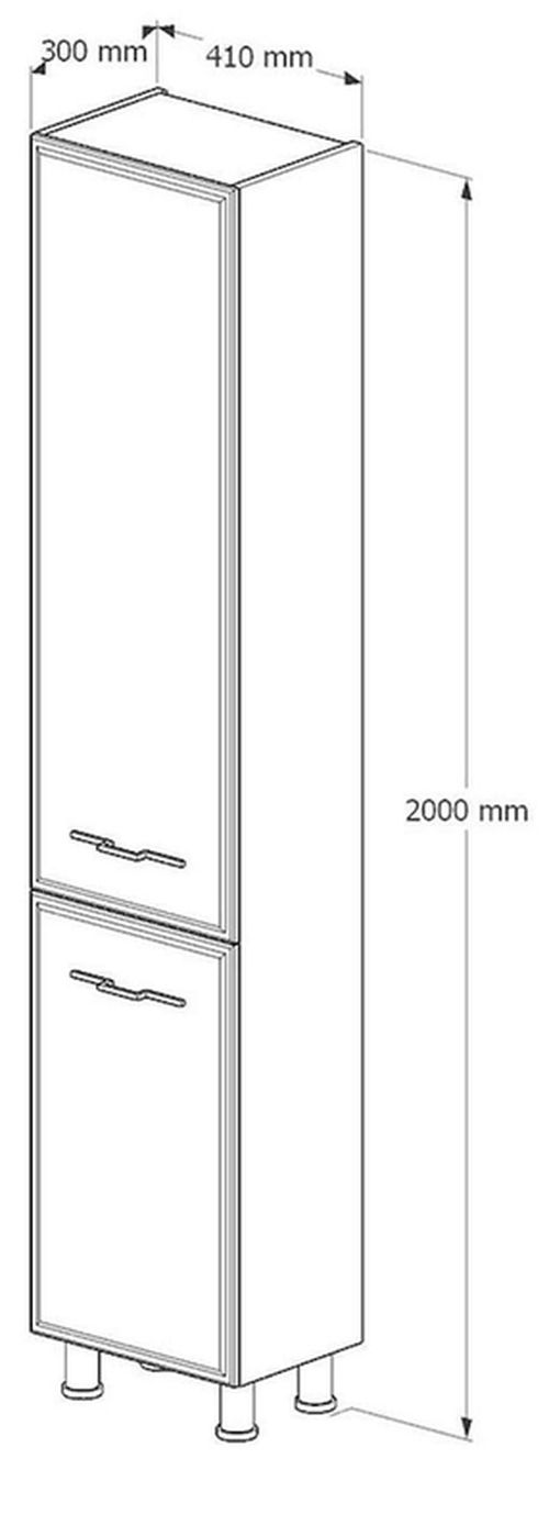 купить Шкаф-пенал miscellaneous UAZA Alb St. в Кишинёве 