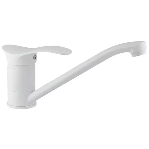 cumpără Bateria bucătărie Sandy 49185 Nobilis cu pipa Clasic, lunga, alb mat în Chișinău 