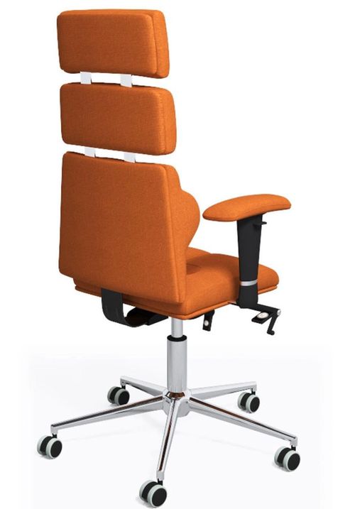 купить Офисное кресло Kulik System Pyramid orange в Кишинёве 