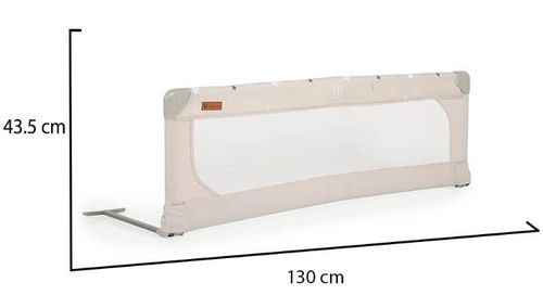 cumpără Protecție laterală pentru pătuț Moni Linen Beige, 130cm (bara protecția pentru pat) în Chișinău 
