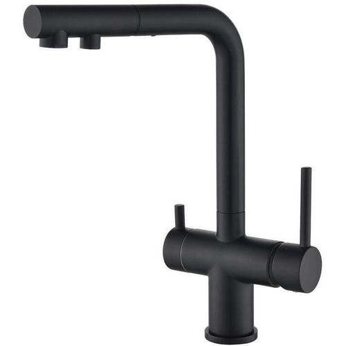 купить Смеситель кухонный Helika-AquaSanita 2683-MB AKVADUO PLUS Black Matte в Кишинёве 