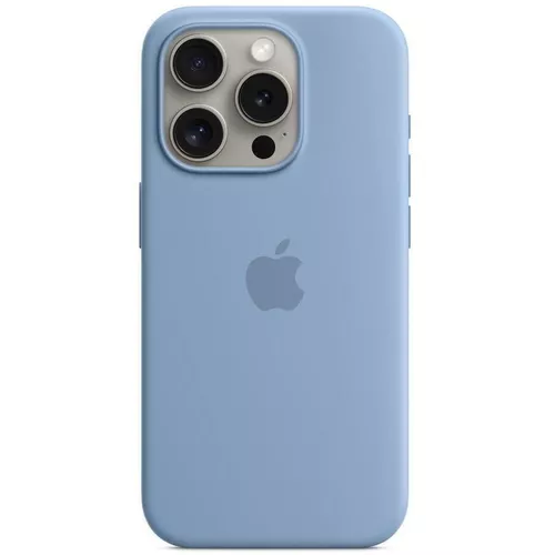 купить Чехол для смартфона Apple iPhone 15 Pro Silicone MagSafe Winter Blue MT1L3 в Кишинёве 