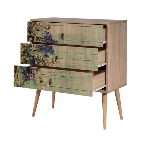 купить Комод Trendy Trio-727, Stejar Sonoma, 80x90x40cm (GTR005839) в Кишинёве 