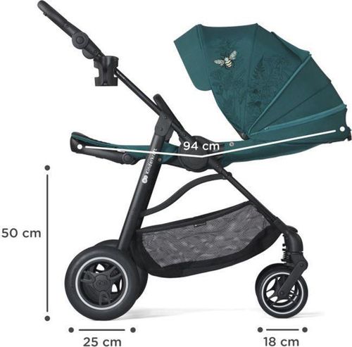 cumpără Сărucior pentru copii KinderKraft ALL ROAD KSALRONAGRE0000 Nature Vibes Green în Chișinău 