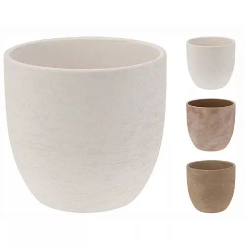 купить Цветочный горшок ProGarden 41635 Ghiveci pentru flori din ceramica D13x12cm (în sortiment) в Кишинёве 