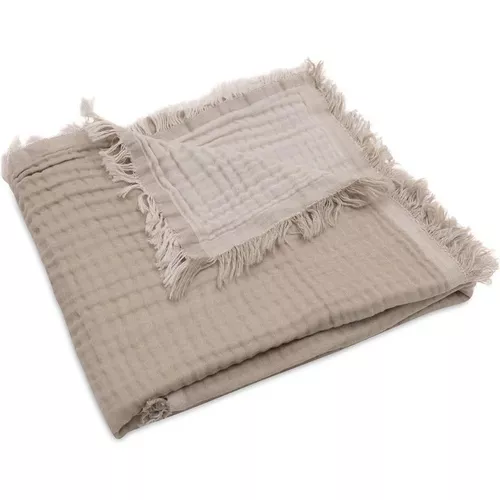 cumpără Set de perne si plapume Jollein 521-511-68014 Paturica Olive Green/Ivory GOTS, 75x100cm în Chișinău 