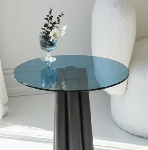 купить Журнальный столик Trendy Thales, Negru, Albastru в Кишинёве 