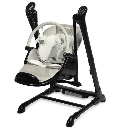 купить Стульчик для кормления Caretero 7650 Indigo Black Grey в Кишинёве 