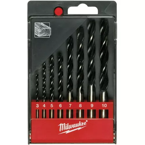 купить Набор головок, бит, насадок Milwaukee 4932352466 набор сверл по дереву с центрирующим наконечником, 8 шт. в Кишинёве 