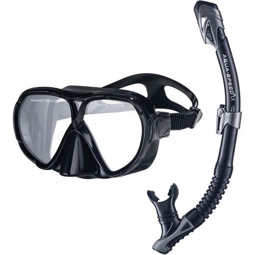 купить Аксессуар для плавания Aqua Speed Mask and snorkel set Vanua + Borneo col.07B Mesh Bag (610) в Кишинёве 