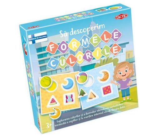 cumpără Joc educativ de masă Tactic 59136 Joc Let's Learn Colours and Shapes (RO) în Chișinău 
