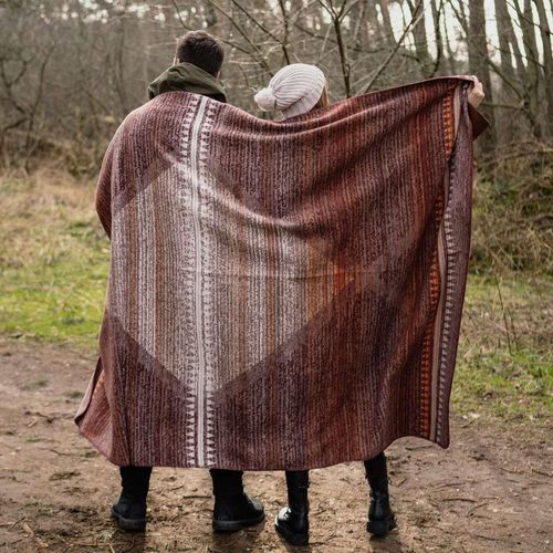 cumpără Textile de casă Ibena 2013/300 Jacquard Baumwolldecke Gizeh Brown/beige în Chișinău 