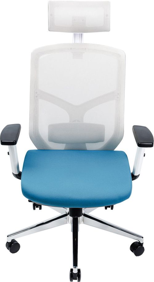 cumpără Fotoliu de birou CUSTÓ Nitra, gri - albastru în Chișinău 