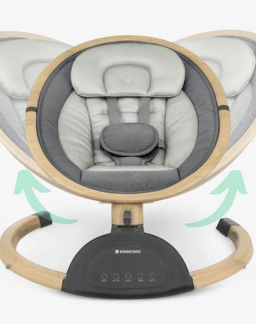 купить Детское кресло-качалка Kikka Boo 31005010091 Leagan electric Ashlee 2025 Beige в Кишинёве 