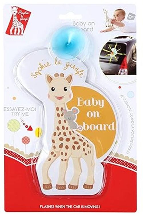 cumpără Parasolar auto Sophie la Girafe 470213 Set 2 parasolare Baby On Board Sign în Chișinău 