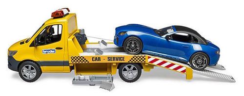 купить Машина Bruder 2675 BD Автомобильный транспорт Mercedes Benz Sprinter с автомобилем, 49497 в Кишинёве 