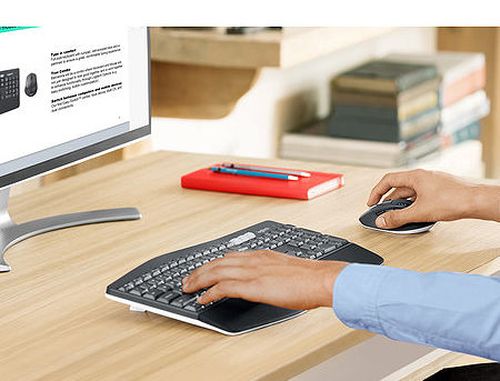 купить Logitech MK850 Black Performance Wireless Keyboard and Mouse Combo, Bluetooth, 920-008232 (set fara fir tastatura+mouse/беспроводной комплект клавиатура+мышь) в Кишинёве 