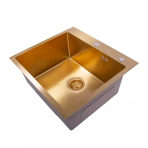 купить Мойка кухонная SanDonna HD5550 Auriu в Кишинёве 