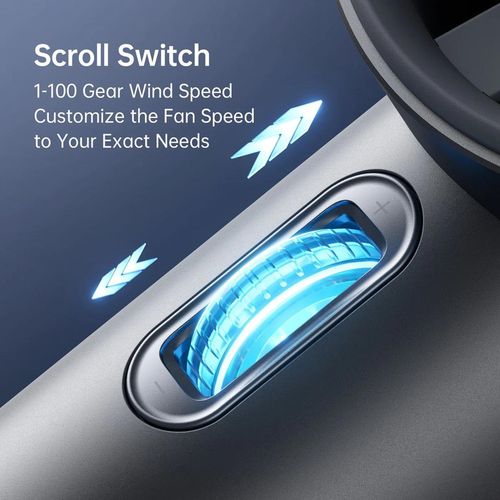 купить Вентилятор портативный JisuLife Fan Pro1S, 3-15h, 5000mAh, 100 viteze, Gri închis (KF2331288) в Кишинёве 
