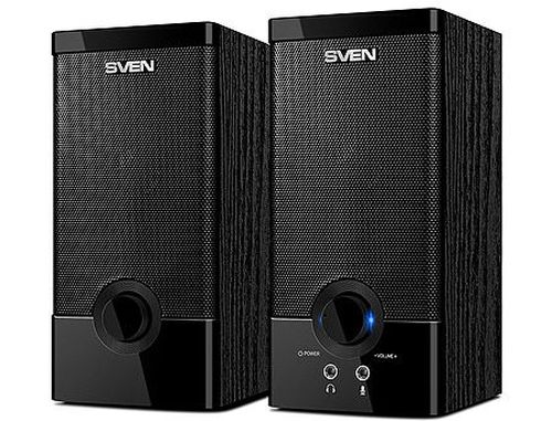 cumpără Active Speakers SVEN SPS-603 Black USB, RMS 6W, 2x3W, (lemn/дерево) (boxe sistem acustic/колонки акустическая сиситема) în Chișinău 