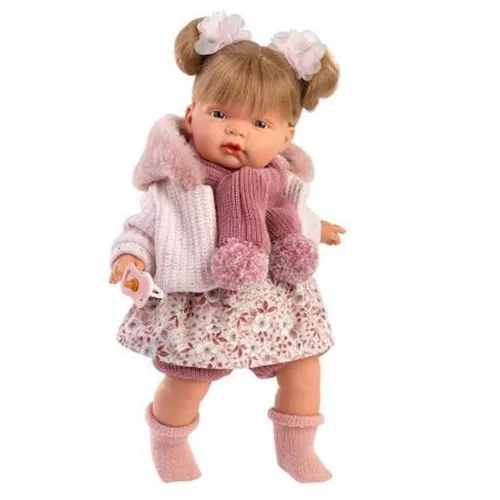 купить Кукла Llorens Ll 38372 Joelle Llorona Chaqueta Fucsia 38см в Кишинёве 