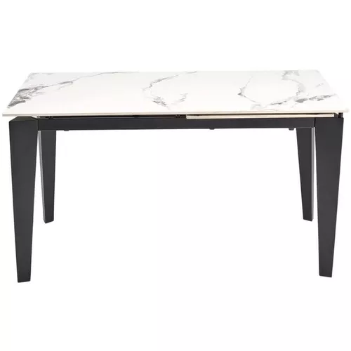 купить Стол Halmar FELIX, marmura alba/negru (92700532) в Кишинёве 