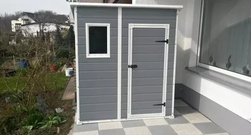 cumpără Căsuţă de grădină Keter 56114 Casuta de gradina Manor Pent 6x4 183.5x111x200.5cm, gri în Chișinău 