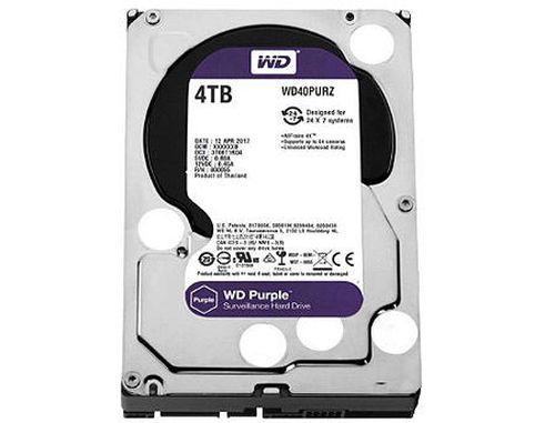 купить Жесткий диск 3.5 HDD 4TB Western Digital Purple (Surveillance HDD) WD42PURZ, 5400 rpm, SATA3 6GB/s, 256MB (hard disk intern HDD/внутренний жесткий диск HDD) в Кишинёве 