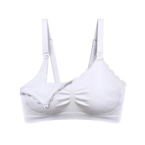 купить Бюстгальтер для кормящих мам BabyOno 0585/07 Sutien pentru mamele care alapteaza B 70-75 alb в Кишинёве 