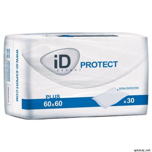 Пелёнки непромокаемые ID Protect (60x60 см) 30 шт 