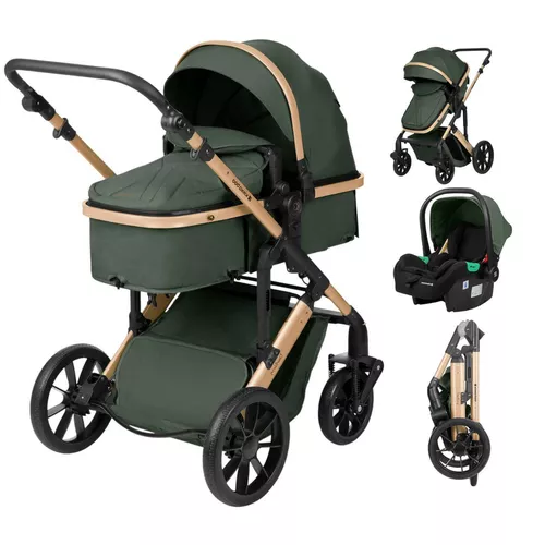 cumpără Сărucior pentru copii Kikka Boo Darling Army Green 2024, transformabil 3in1 (3800171209687) în Chișinău 