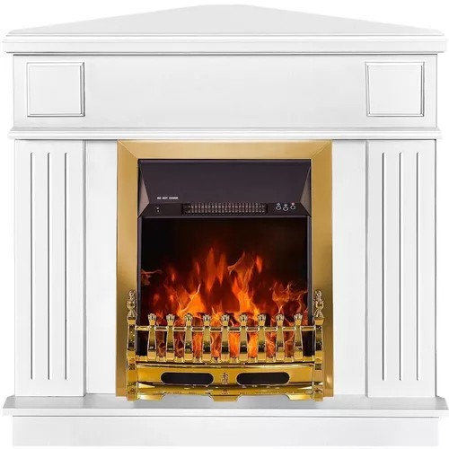 купить Камин электрический ArtFlame Marina de colt & Galileo gold, 1000x1000x500 mm, Alb в Кишинёве 