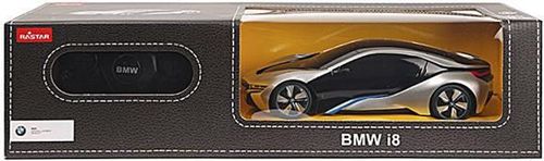 cumpără Jucărie cu telecomandă Rastar 48400 1:24 BMW i8, argintie, 50614 în Chișinău 