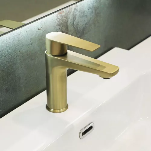 купить Смеситель для умывальника Mat|eco Aleo золото браш в Кишинёве 